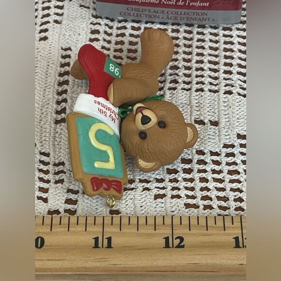 Hallmark Keepsake Child’s Age Collection Fourth Christmas Bear Ornament 1994 - Picture 8 of 9